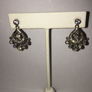 Crystal Dangle Earrings .925